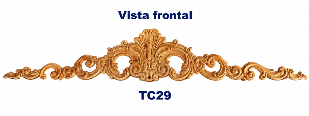 Aplicación decorativa de madera TC29