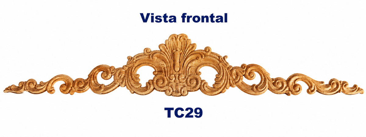 Aplicación decorativa de madera TC29