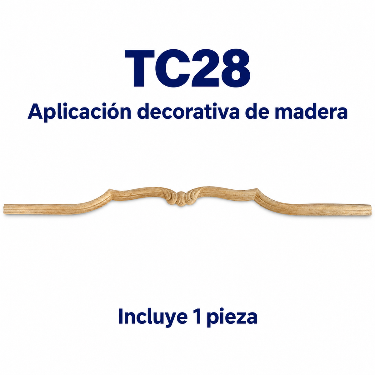 Aplicación decorativa de madera TC28