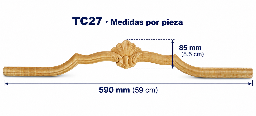 Kit de 5 Aplicaciones Decorativas TC27