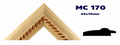 Moldura de madera grabada para marco MC170 – Kit de 4 piezas