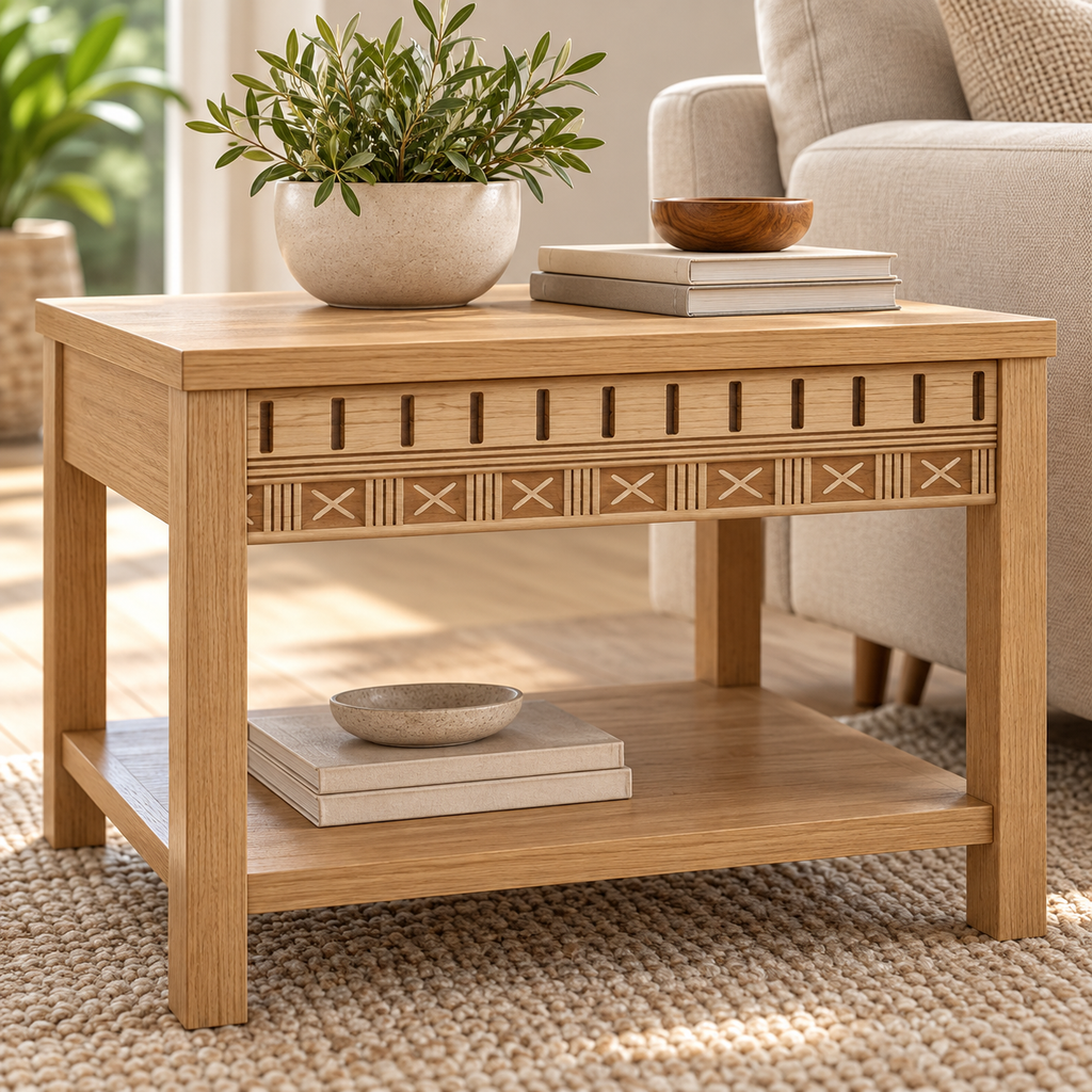 Moldura de madera grabada para mueble MM-80 – Kit de 4 piezas