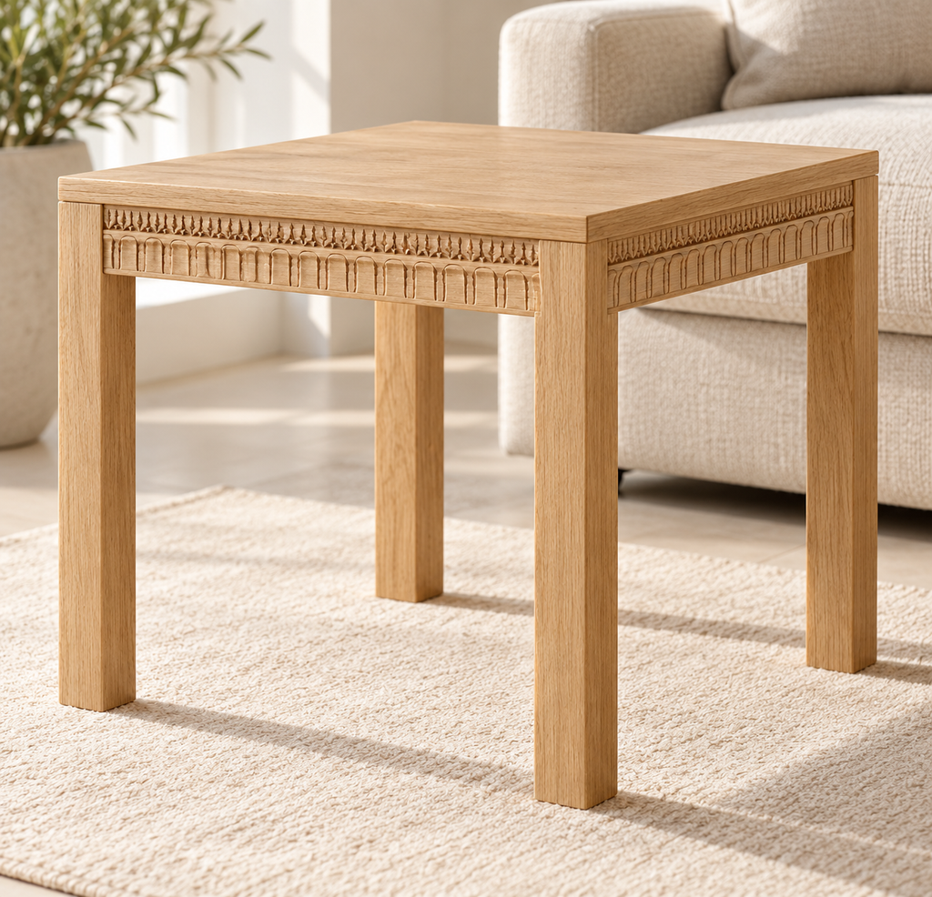 Moldura de madera grabada para mueble MM-127 – Kit de 4 piezas