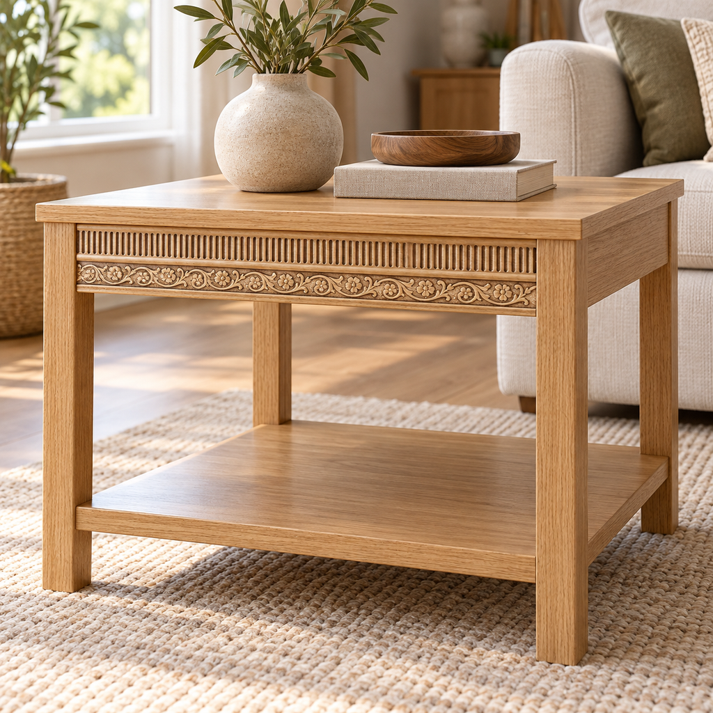Moldura de madera grabada para mueble MM-85 – Kit de 4 piezas