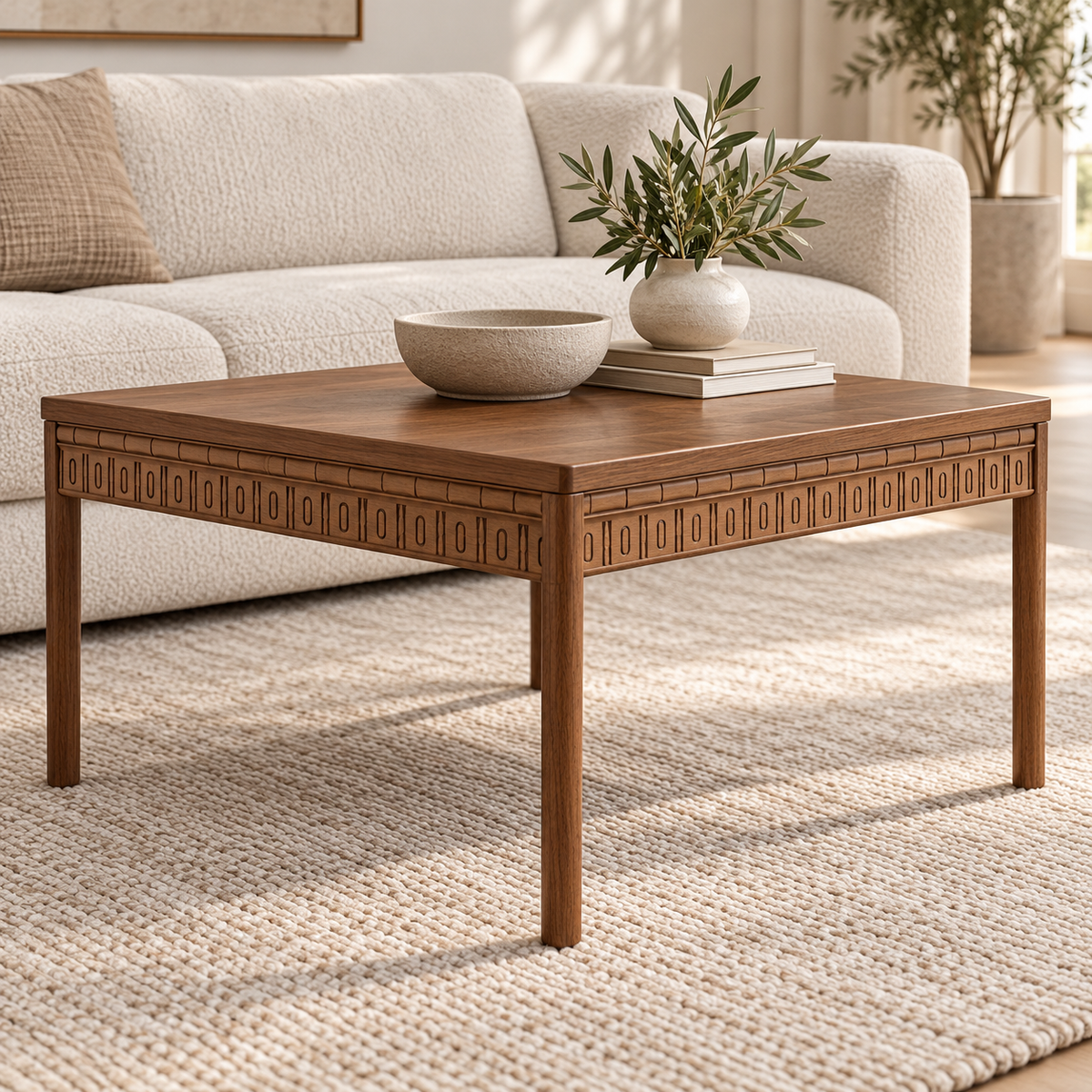 Moldura de madera grabada para mueble MM-75 – Kit de 4 piezas
