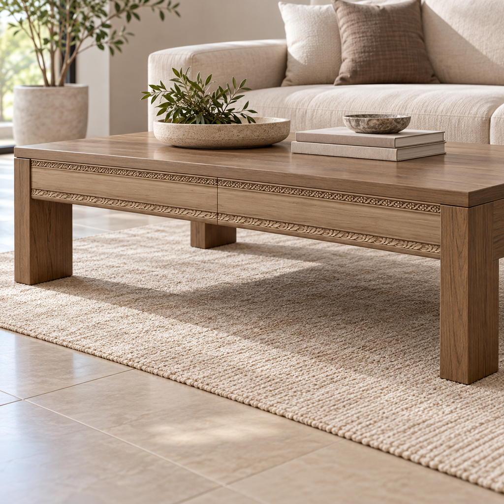 Moldura de madera grabada para mueble MM-83 – Kit de 4 piezas