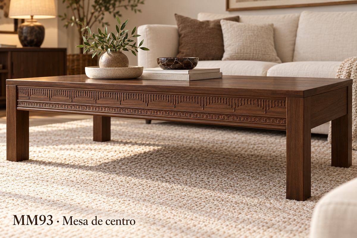 Moldura de madera grabada para mueble MM-93 – Kit de 4 piezas