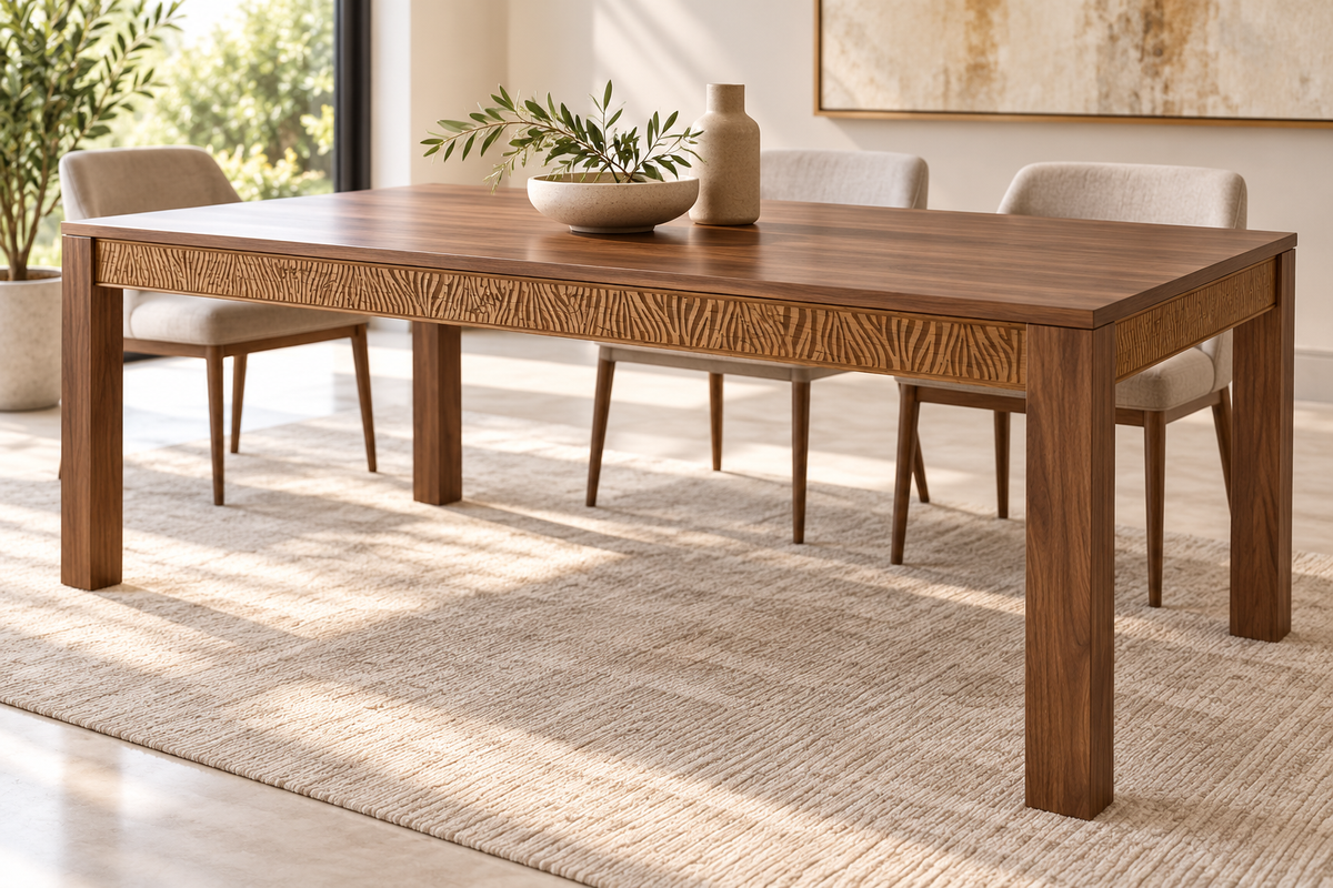 Moldura de madera grabada para mueble MM-130 – Kit de 4 piezas