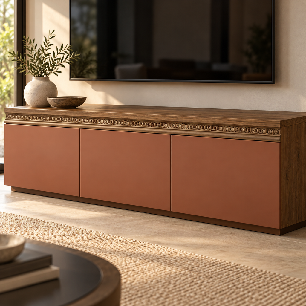 Moldura de madera grabada para mueble MM-88 – Kit de 4 piezas