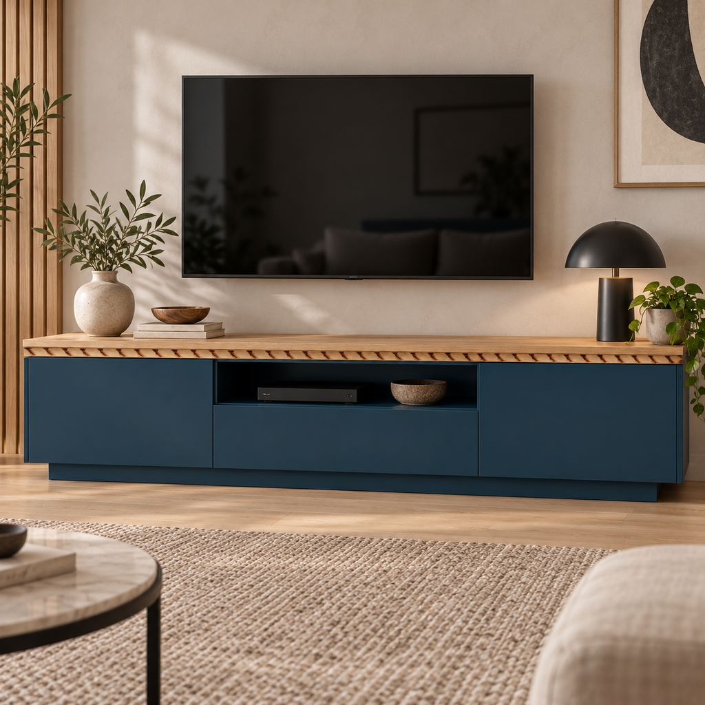 Moldura de madera grabada para mueble MM-124 – Kit de 4 piezas