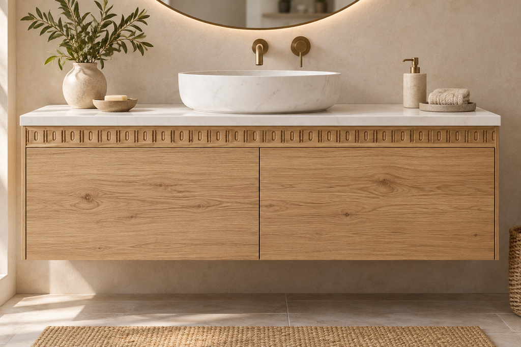 Moldura de madera grabada para mueble MM-56 – Kit de 4 piezas