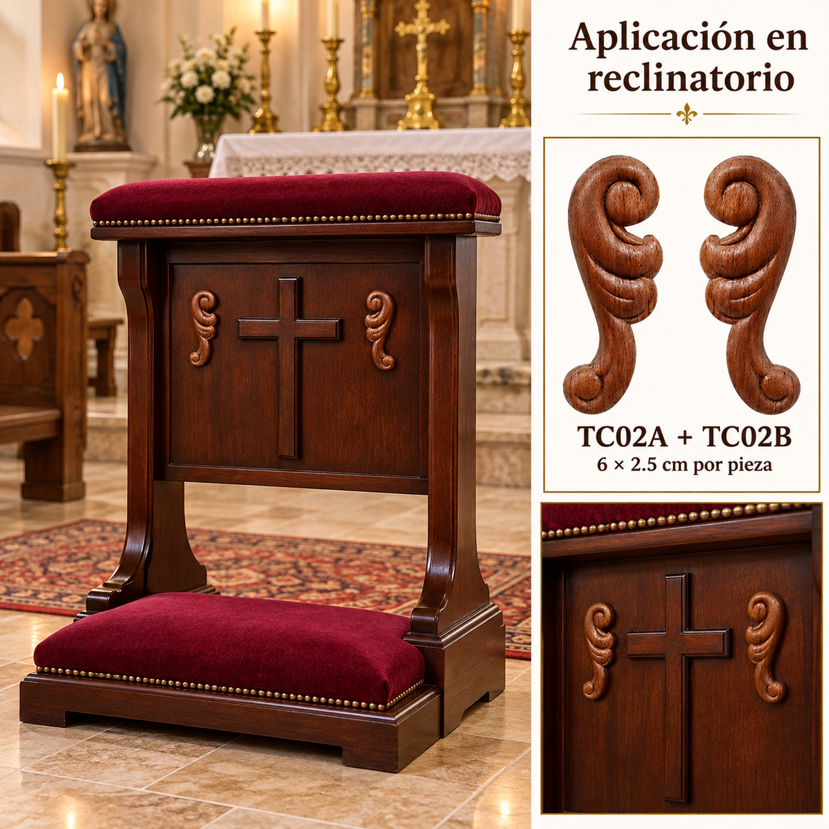 Kit de 10 pares de aplicaciones decorativas TC02