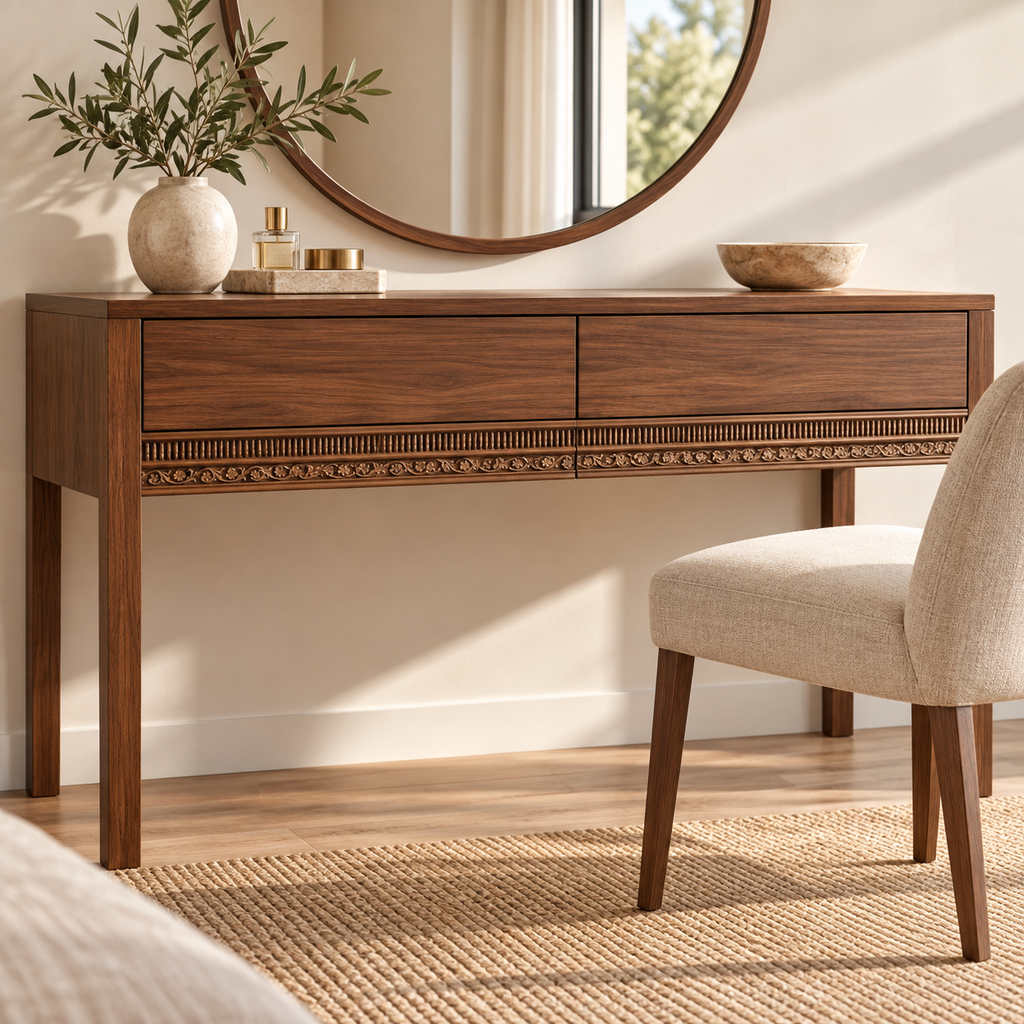 Moldura de madera grabada para mueble MM-85 – Kit de 4 piezas